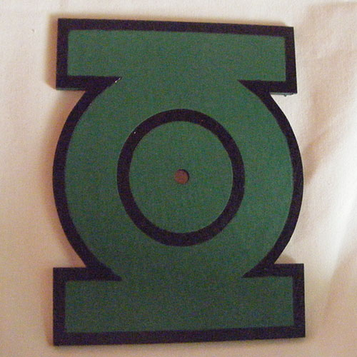Green Lantern Symbol Art Insert for Build-A-Clocks