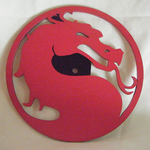 Mortal Kombat Symbol Art Insert for Build-A-Clocks