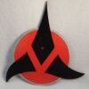 Klingon Symbol Art Insert for Build-A-Clocks