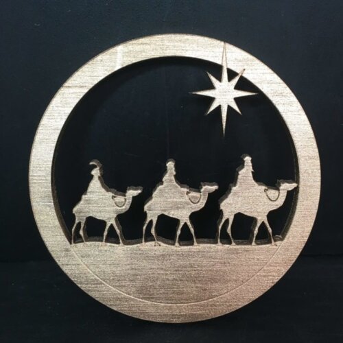 Three Wise Men Christmas Ornament or Gift Tag