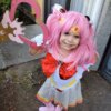 Cosplayer holding our USA Chibi Crystal Carillon "Twinkle Yell" Pegasus Bell