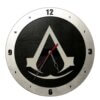 Assassin Creed Clock on Black Background
