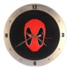 Deadpool Clock on Black background