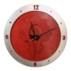 Horde Clock on Red Background