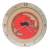 Mortal Kombat Clock on Beige Background