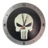 Punisher Clock on Black background