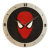 Spiderman Clock on Black background