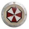 Umbrella Corp Clock on Beige Background