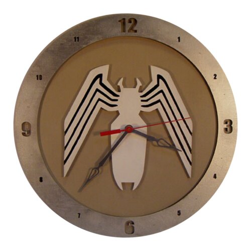 Venom Clock on Beige background