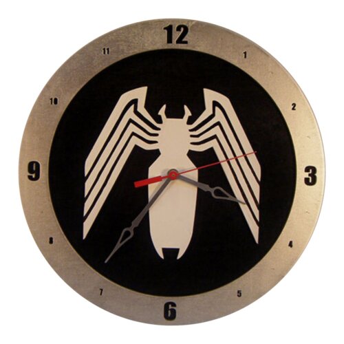 Venom Clock on Black background