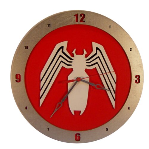 Venom Clock on Red background