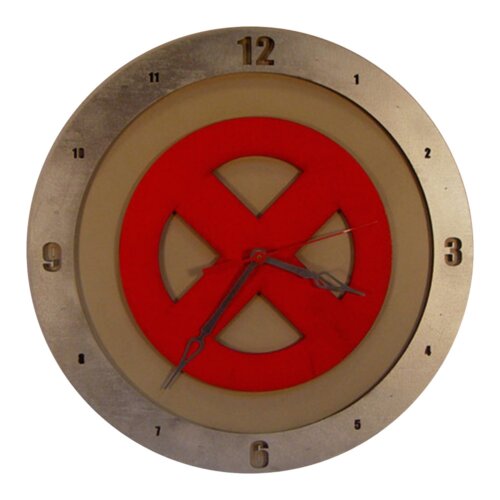 X-Men Clock on Beige background