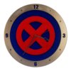 X-Men Clock on Blue background