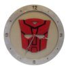 Autobot Transformers Clock on Beige Background