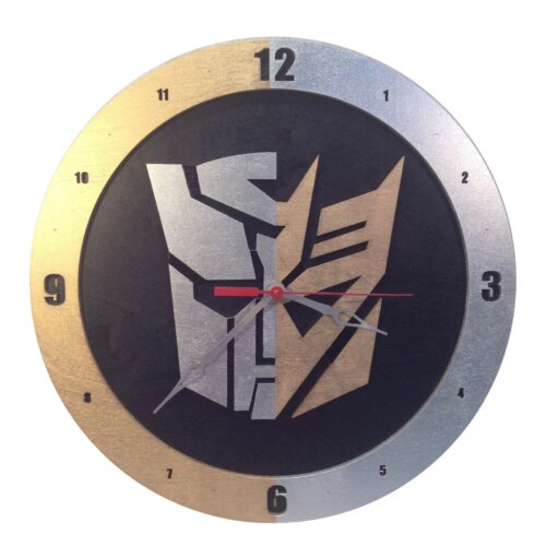 AutoCon Transformers Gold and Silver Clock