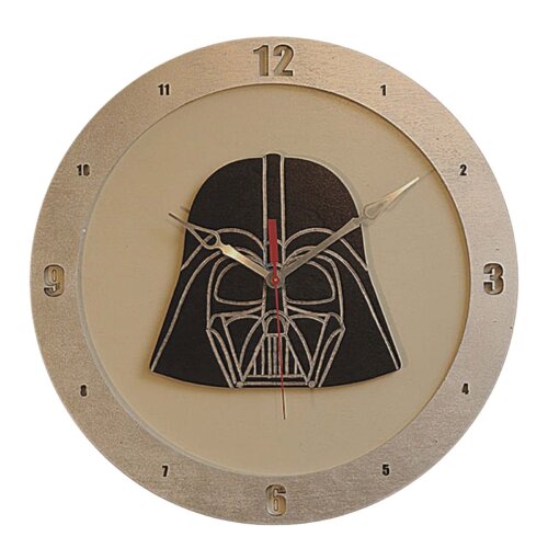 Star Wars Darth Vader Clock on Beige Background