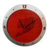 Fairy Tails Clock on Red Background