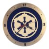 Star Wars Imperial Clock on Blue Background