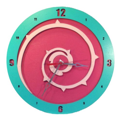 Steven Universe Rose Quartz Shield Clock