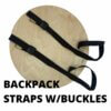 Shield Backpack Straps with Buckles
