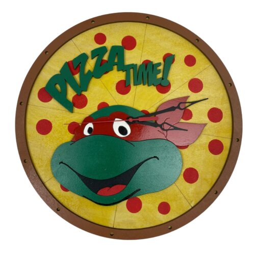 TMNT Pizza Time Raphael Clock