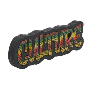Culture Graffiti style free standing block words side view