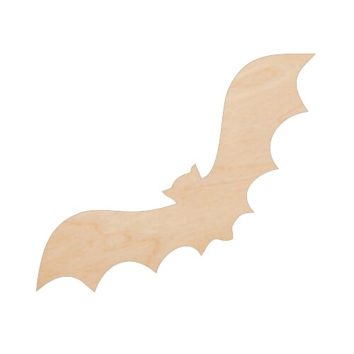Bat DIY Unfinished Wood Craft to color or paint