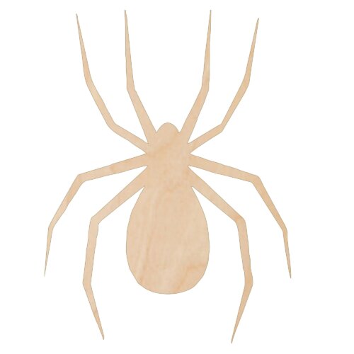 Spider DIY Unfinished Wood Craft to color or paint