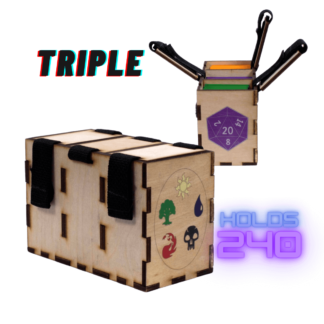 Triple Gaming Deck Box