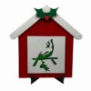 Cardinal in its House Cute Christmas Signs on Easel