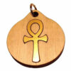 Ankh Wood Necklace and or Keyring
