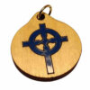 Celtic Cross Wood Necklace and or Keyring