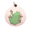 Frog Wood Necklace and or Keyring