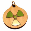 Radiation Wood Necklace and or Keyring