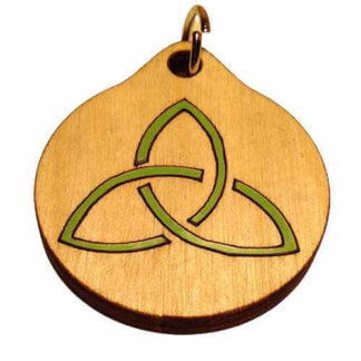 Triquetra Wood Necklace and or Keyring