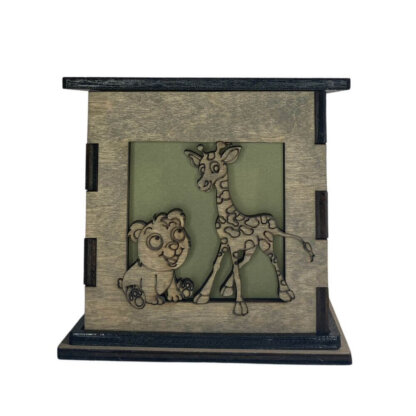 Zoo Animals Decorative Light Up Gift Boxes