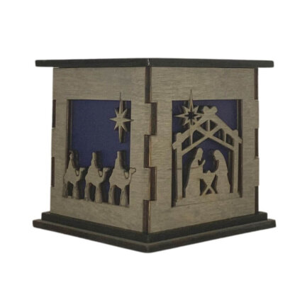 Nativity Decorative Light Up Gift Boxes