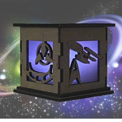 Star Trek Decorative Light Up Gift Boxes
