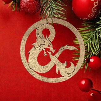 DnD Christmas Ornament or Gift Tag