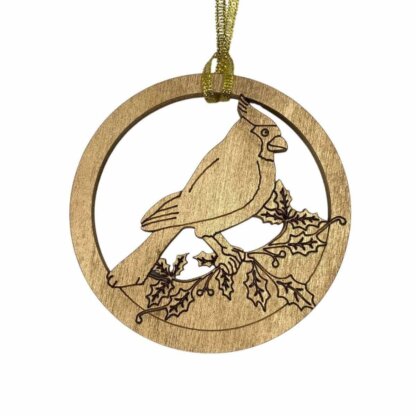 Cardinal Christmas Ornament or Gift Tag