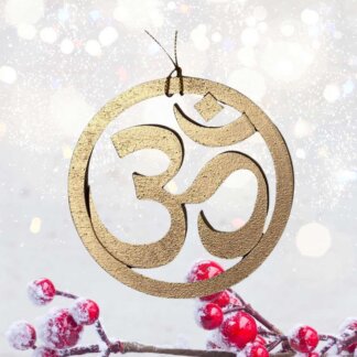 Om Christmas Ornament or Gift Tag