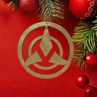 Star Trek Klingon Christmas Ornament or Gift Tag
