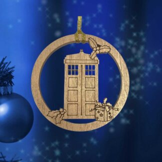 Dr. Who Christmas Ornament or Gift Tag