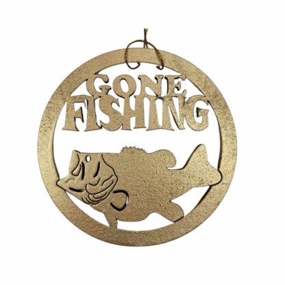 Fisherman Christmas Ornament or Gift Tag
