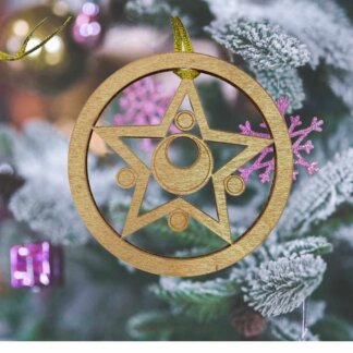 Sailor Moon Christmas Ornament or Gift Tag
