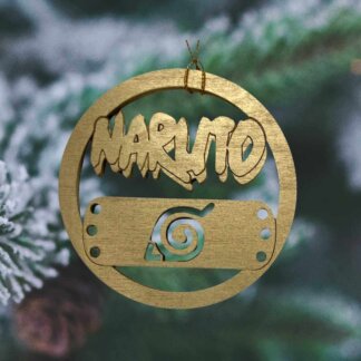 Naruto Christmas Ornament or Gift Tag