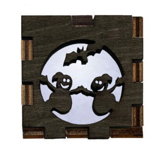 Ghosts and Bat Light Up Fun Gift Box