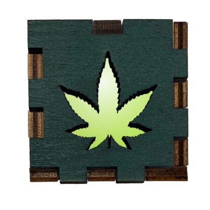 Marijuana Light Up Fun Gift Box