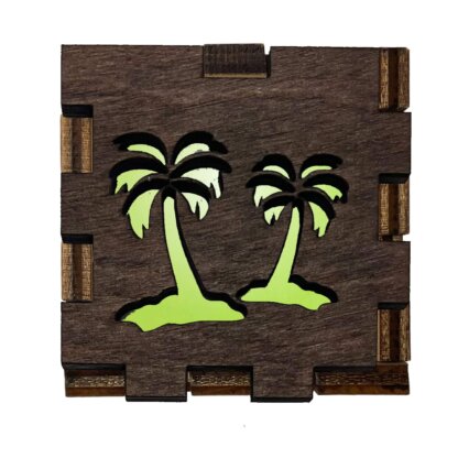Palm Trees Light Up Fun Gift Box