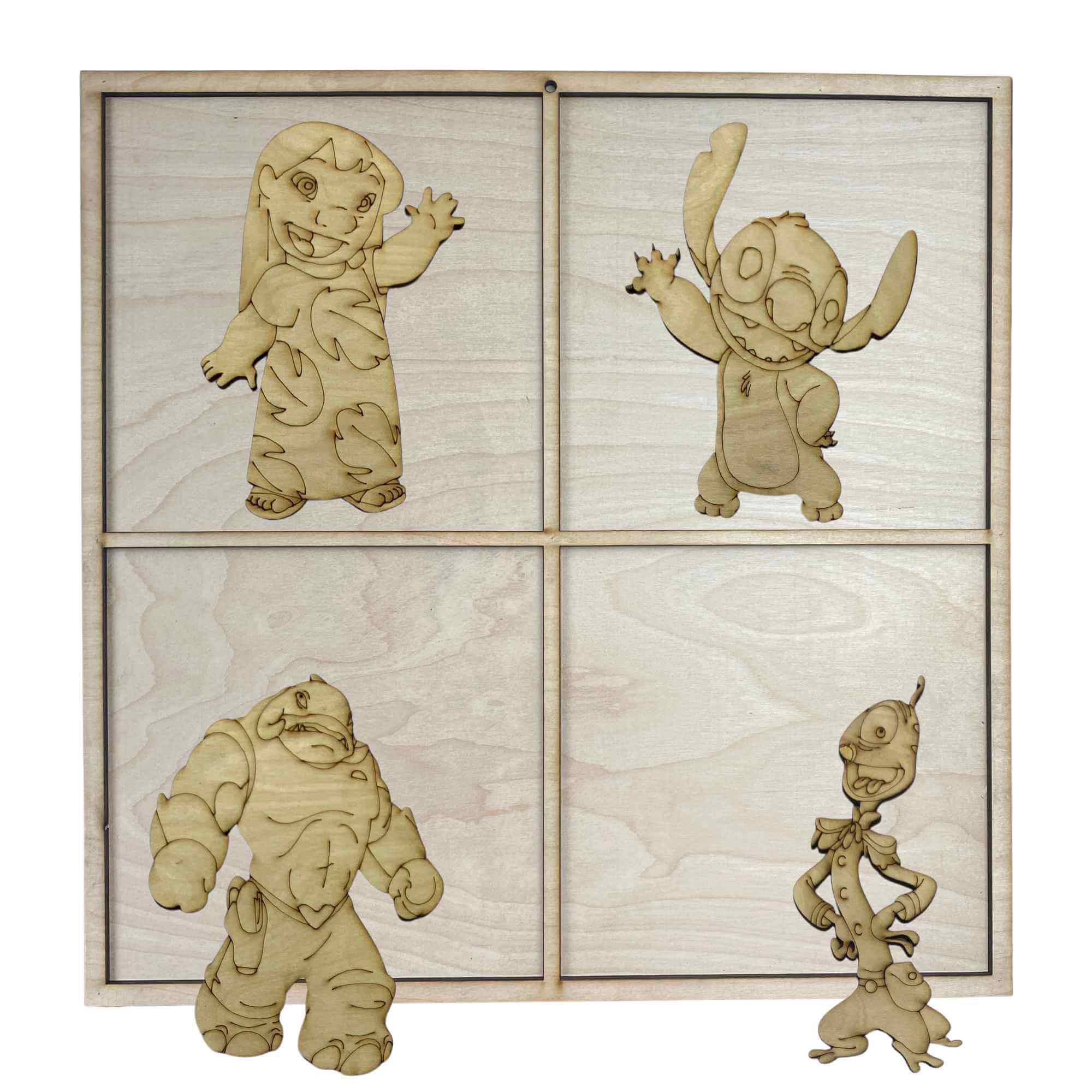 Stitch Wooden Puzzle